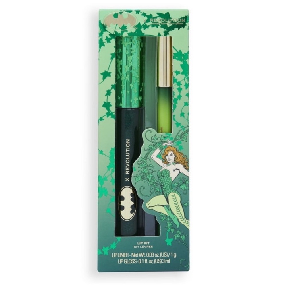 NWT Revolution x DC Lucky Kiss Poison Ivy Lip Kit